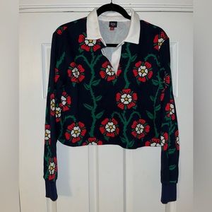 Women’s Rowing Blazers crop-top rugby jersey